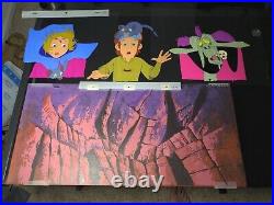 THE PRINCESS AND THE GOBLIN Animation Cels Background Production Art Disney X1