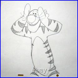 TIGGER WINNIE THE POOH WALT DISNEY 1990s ORIGINAL animation PRODUCTION DRAWING