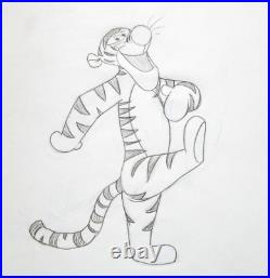 TIGGER WINNIE THE POOH WALT DISNEY 1990s ORIGINAL animation PRODUCTION DRAWING