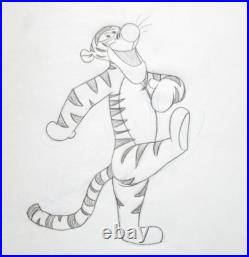 TIGGER WINNIE THE POOH WALT DISNEY 1990s ORIGINAL animation PRODUCTION DRAWING