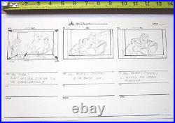 TOY STORY BUZZ LIGHTYEAR 2000 Walt Disney ORIGINAL STORYBOARD cel DRAWING PAGE