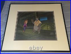 Talespin Production Animation Cel Baloo and Rebecca Her Chance To Dream
