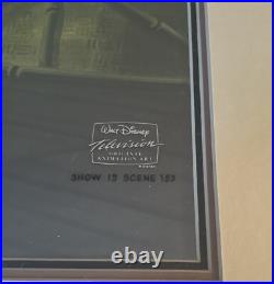 Talespin Production Animation Cel Baloo and Rebecca Her Chance To Dream