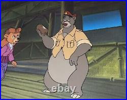 Talespin Production Animation Cel Baloo and Rebecca Her Chance To Dream