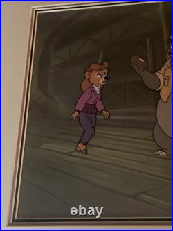 Talespin Production Animation Cel Baloo and Rebecca Her Chance To Dream