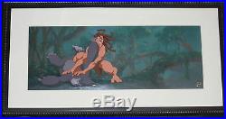Tarzan Key Master Disney Production Background And Presentation Character Cel