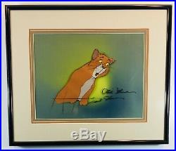 The Aristocats Thomas O'Malley the Alley Cat Original Production Cel OPC SIGNED
