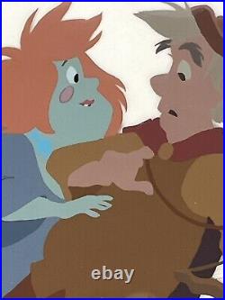 The Black Cauldron 1985 Original Production cel Fflewddur Orwen Disney