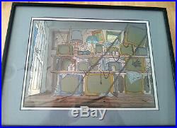 The Brave Little Toaster 1987 Original Production Background with Cel Disney