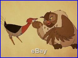 The Fox And The Hound Genuine Hand Painted Disney Production Cel Animation Art
