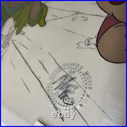 The Great Mouse Detective Animation Cel And Background WALT DISNEY art Movie MT