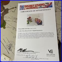 The Great Mouse Detective Animation Cel And Background WALT DISNEY art Movie MT