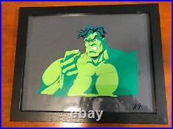 The Incredible Hulk Production Animation Cel and Drawing Marvel Films 1995