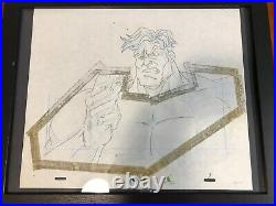The Incredible Hulk Production Animation Cel and Drawing Marvel Films 1995