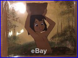 The Jungle Book Art Corner Disney Original Production Cel Of Mowgli 1967