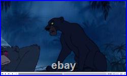 The Jungle Book Bagheera Walt Disney Feature Production Animation Cel 1967 6