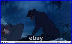 The Jungle Book Bagheera Walt Disney Feature Production Animation Cel 1967 6