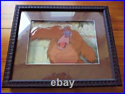 The Jungle Book Disney Animation Cel King Louie Expressive & Ready to Hang