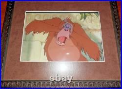 The Jungle Book Disney Animation Cel King Louie Expressive & Ready to Hang