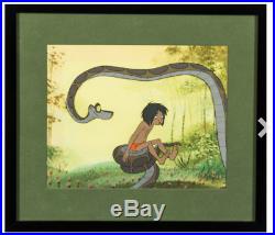 The Jungle Book Mowgli and Kaa Original Production Cel Walt Disney 1967
