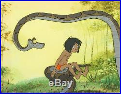 The Jungle Book Mowgli and Kaa Production Cel (Walt Disney, 1967)