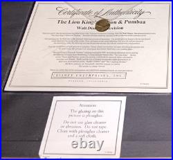 The Lion King Original Production Drawing Cel Disney COA TV Show 1 of a Kind