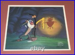 The Lion King's Timon and Pumbaa Original Production Cel Rafiki Walt Disney The Lion King's Timon and Pumbaa Original Production Cel Rafiki Walt Disney