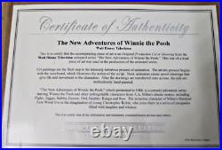 The New Adventures of Winnie the Pooh Original Production Cel with COA