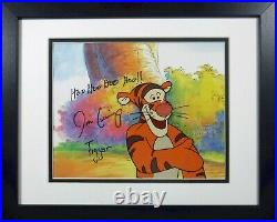 Tigger Shakes your hand production Disney cel hand signed Jim Cummings New Frame