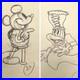 Trader Mickey Set Of 2 Production Drawing Walt Disney 1932 Cel Original Drawings
