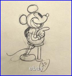 Trader Mickey Set Of 2 Production Drawing Walt Disney 1932Cel Original Drawings