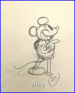 Trader Mickey Set Of 2 Production Drawing Walt Disney 1932Cel Original Drawings