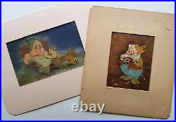 Two original production cels from Walt Disney's Snow White and the Seven Dwarfs