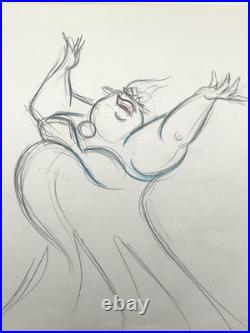Ursula The Little Mermaid Production Drawing Poor Unfortunate Souls Disney 1989