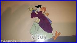 Very Rare 1951 Disney Gold Art Corner Alice In Wonderland Production Cel Nice