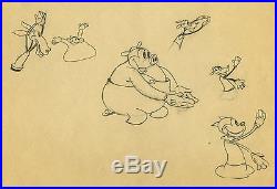 Vintage 1932 Walt Disney Mickey WHOOPEE PARTY Animation Cel Production Drawing