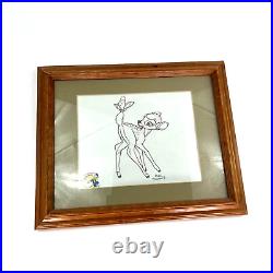 Vintage 1999 Disney MGM Studios Animation Gallery Bambi Butterfly Panel Drawing