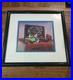 Vintage 90s Disney Dewey Duck Production Cel Framed Signed By Carl Barks 20x19