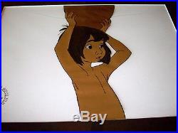 Vintage Disney Original Production Cel The Jungle Book Mowgli Animation Cell