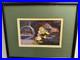 Vintage Disney Production Cel Matted, Framed with Bkgnd repro Donald Duck 1949