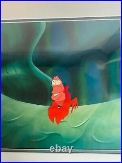 Vintage Disney's Little Mermaid (1989) Original Production Cel Sebastian