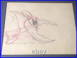 Vintage'Mickeys Garden' Mickey Mouse Production Drawing Cel c. 1935 Two-Panel
