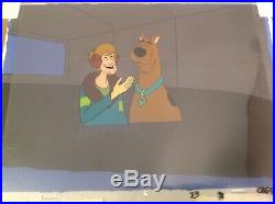 Vintage Scooby Doo and Shaggy Animation Production 5 Cel Setup 1970's