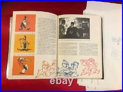 Vintage Walt Disney Art of Animation 1959 + 6 Disney Drawings