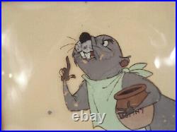 Vtg Winnie the Pooh Walt Disney Original Production Celluloid Gopher Handpainted