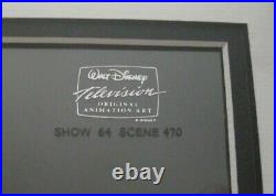 WALT DISNEY Aladdin, Jasmine & Sultan Television TV production animation cel