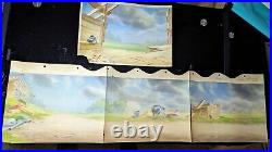 WALT DISNEY Animation Cel Backgrounds 1930's Production Background GRAIL R