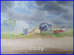 WALT DISNEY Animation Cel Backgrounds 1930's Production Background GRAIL R