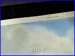 WALT DISNEY Animation Cel Backgrounds 1930's Production Background GRAIL R