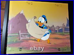 WALT DISNEY Animation Cel Donald Duck Cartoons Production Art Vintage Art MT
